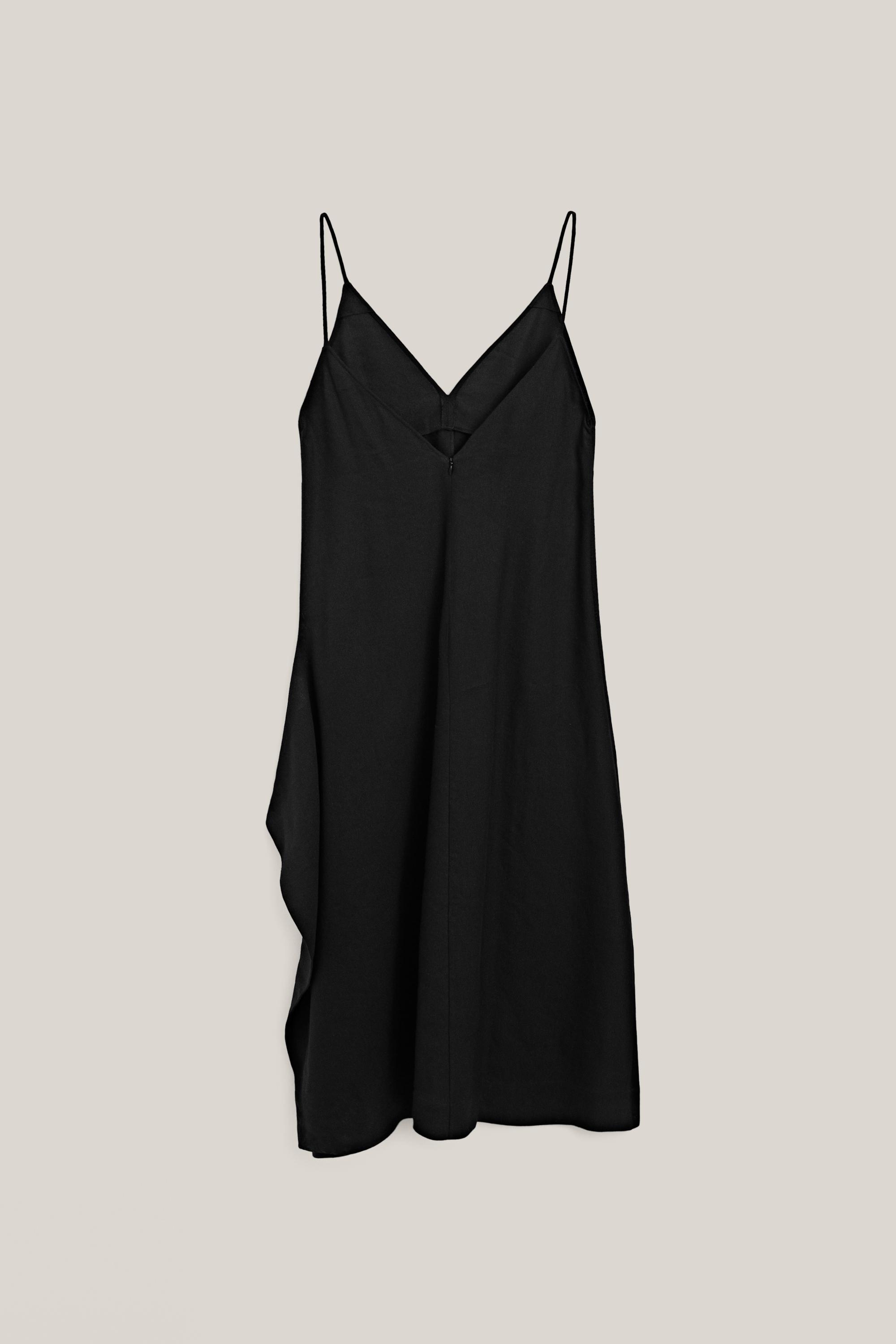Flowing linen blend slip dress - LIMITED EDITION
